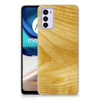 Motorola Moto G42 Bumper Hoesje Licht Hout