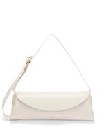 Jil Sander large Cannolo leather shoulder bag - Blanc