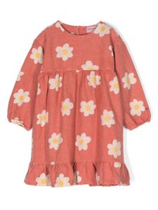 Bobo Choses robe en coton à fleurs - Orange