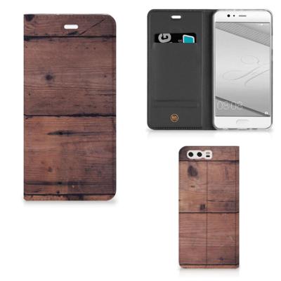 Huawei P10 Plus Book | Wallet Case | Old Wood