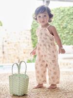 Ruime katoenen babyromper lichtroze
