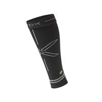 Stox Running Calf sleeves zwart/licht grijs dames