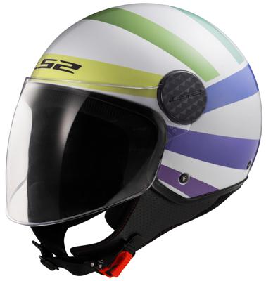 LS2 Helmet of558 sph. lux ii swirl s white/colorful