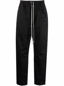 Rick Owens DRKSHDW pantalon sarouel à lien de resserrage - Noir