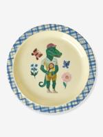 Melamine kinderbord NATHALIE LETE BLUE rice blauw, geruit