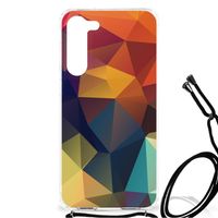 Samsung Galaxy S23 Plus Shockproof Case Polygon Color - thumbnail