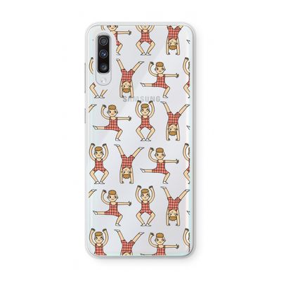 Gymboys: Samsung Galaxy A70 Transparant Hoesje