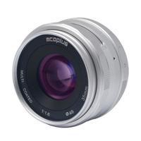 McoPlus MCO35mm F/1.6 Fujifilm Zilver