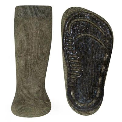 Ewers antislip sokken Stoppi softstep uni olijfgroen-29-30