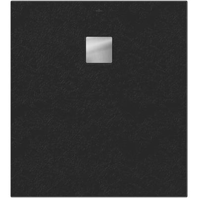 Villeroy & Boch Excello douchevloer - 100x90cm - polyurethaan/acryl Nature Anthracite uda1090exc2v-1n