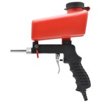 Draagbare rode zwaartekracht zandstraal machine mini roestbestendige Sandblaster
