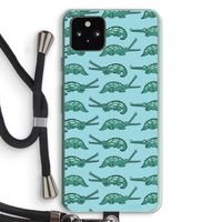 Kroko: Pixel 5a 5G Transparant Hoesje met koord