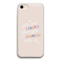 Right Place: iPhone 7 Transparant Hoesje