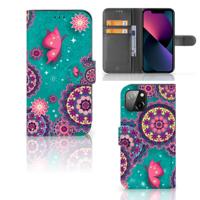 Apple iPhone 13 Hoesje Cirkels en Vlinders