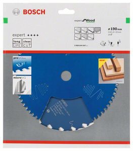 Bosch Accessoires Cirkelzaagblad expert for Wood 190x30x2.6/1.6x24 T - 2608644047