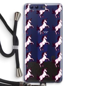 Musketon Unicorn: Honor 9 Transparant Hoesje met koord