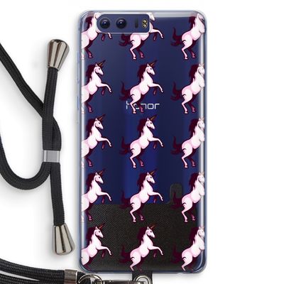 Musketon Unicorn: Honor 9 Transparant Hoesje met koord