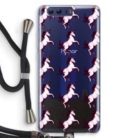 Musketon Unicorn: Honor 9 Transparant Hoesje met koord