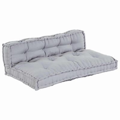 Pallet Sofa Kussen 2 pcs Grijs Stof