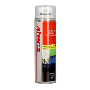 4tecx Industriële deklaag zuiverwit hoogglans 500ml RAL 9010