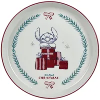 Kurt S. Adler ontbijtbord keramiek disney stitch 19x2cm