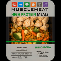 Muscle Meat High Protein Meals Kipfilet Chunks Oriental Rijstmix 450 g bij Jumbo