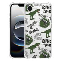 Apple iPhone 16e Hoesje - Dinosaurus TPU Antishock Apple iPhone 16e Hoesje - Dinosaurus TPU Antishock