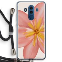 Pink Ellila Flower: Huawei Mate 10 Pro Transparant Hoesje met koord