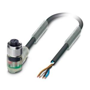 Phoenix Contact 1668292 Sensor/actuator connector, geassembleerd M12 Aantal polen (sensoren): 4 Bus, haaks 3.00 m 1 stuk(s)