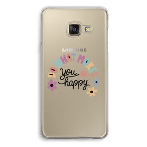 Happy days: Samsung A3 (2017) Transparant Hoesje