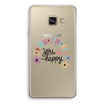 Happy days: Samsung A3 (2017) Transparant Hoesje