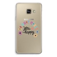 Happy days: Samsung A3 (2017) Transparant Hoesje
