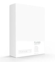 Romanette Romanette flanel hoeslaken Wit 180x200