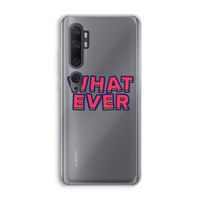 Whatever: Xiaomi Mi Note 10 Transparant Hoesje