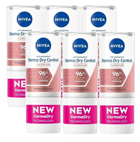 Nivea Derma Dry Control Deoroller Voordeelverpakking - thumbnail