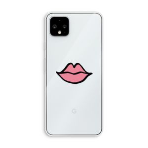 Kusje: Pixel 4 XL Transparant Hoesje