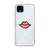 Kusje: Pixel 4 XL Transparant Hoesje