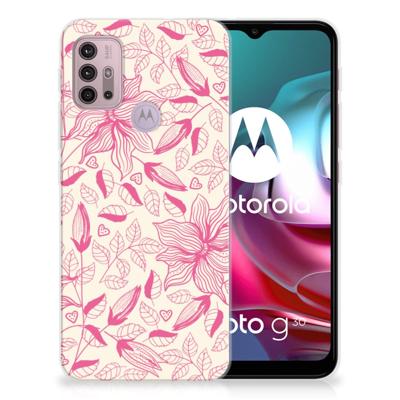 Motorola Moto G30 | G10 | TPU Case | Pink Flowers