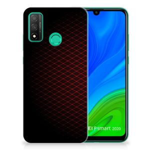 Huawei P Smart 2020 TPU bumper Geruit Rood