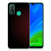 Huawei P Smart 2020 TPU bumper Geruit Rood