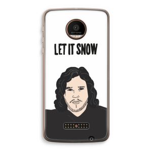 Let It Snow: Motorola Moto Z Force Transparant Hoesje