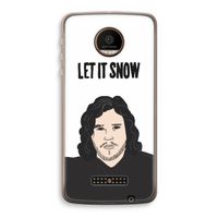 Let It Snow: Motorola Moto Z Force Transparant Hoesje