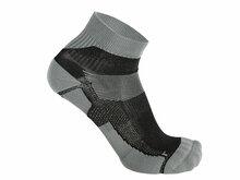Skafit Sports korte zilversokken Grijs/Zwart
