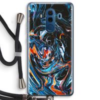 Black Unicorn: Huawei Mate 10 Pro Transparant Hoesje met koord