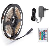 Waterdichte RGB LED Strip Set 3m - IP65 - Inclusief Afstandsbediening - 12V