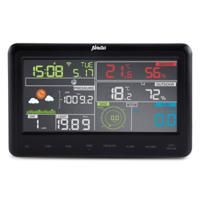 Alecto WS-5500 - Professioneel 8 in 1 wifi weerstation met app en draadloze buitensensor, zwart
