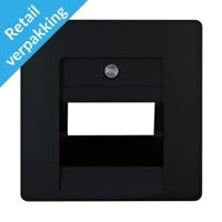 Kopp Paris mat zwart afdekplaat UTP dubbel - 4625260 - thumbnail