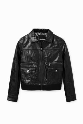 Retro jack met zakken - BLACK - S