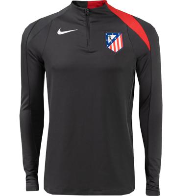 Nike Atletico Madrid Strike Trainingstrui 1/4-Zip 2025-2026 Grijs Rood Wit