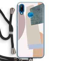 Lindo: Huawei P20 Lite Transparant Hoesje met koord